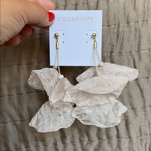 Stella & Ruby Flower Chiffon Earrings